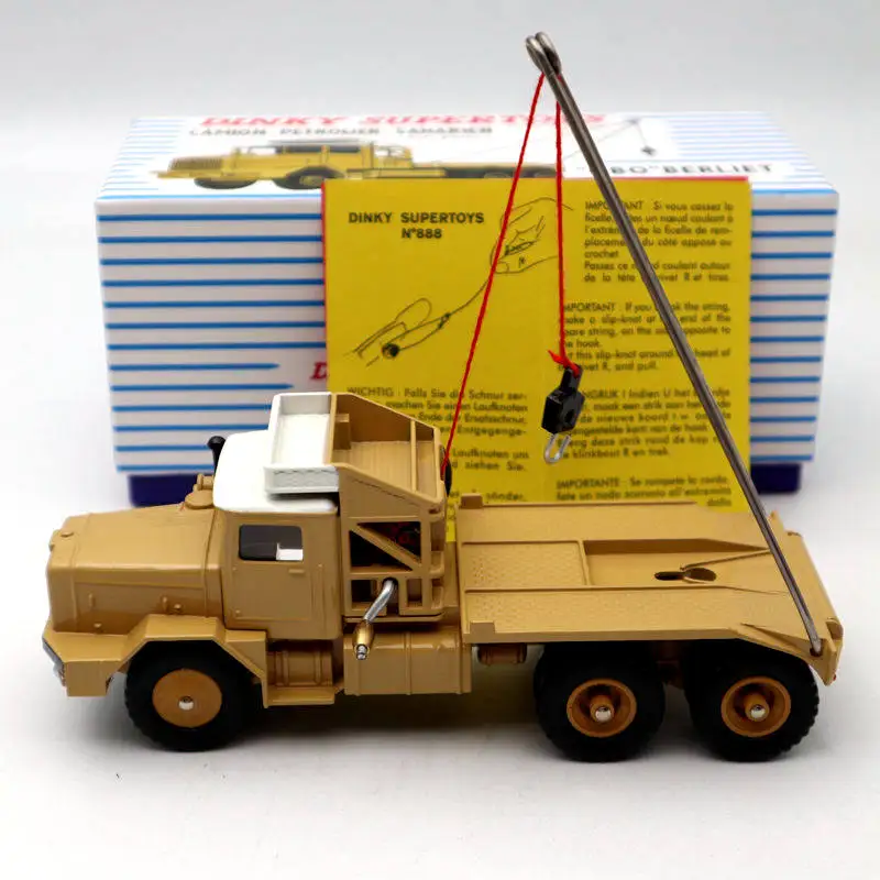 Atlas Dinky SUPERTOYS ref 888 CAMION PETROLIER SAHARIEN GBO BERLIET литье под давлением модели Ограниченная серия Коллекция игрушек автомобиль подарок