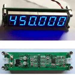 DYKB 6 светодиодный 1 МГц до 1000 МГц РФ счетчик частоты частотомер измерения светодиодный цифровой Дисплей для ham радио усилитель