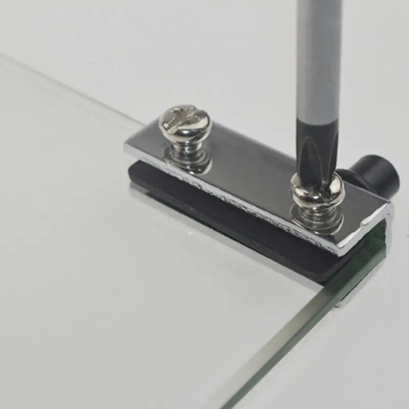 2pcs Glass Door Pivot Hinge Cabinet Doors Wardrobe Tv Cabinets