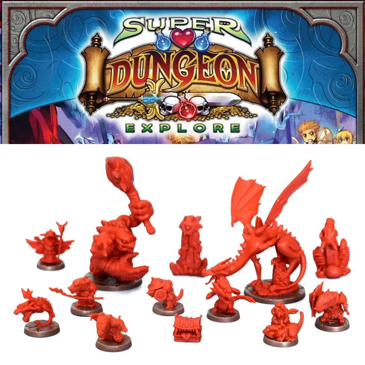 

Die casting resin Board Role-playing Games Model Eds Is Super Dungeon Highest Quality Land City Explore Assembling Monster Model