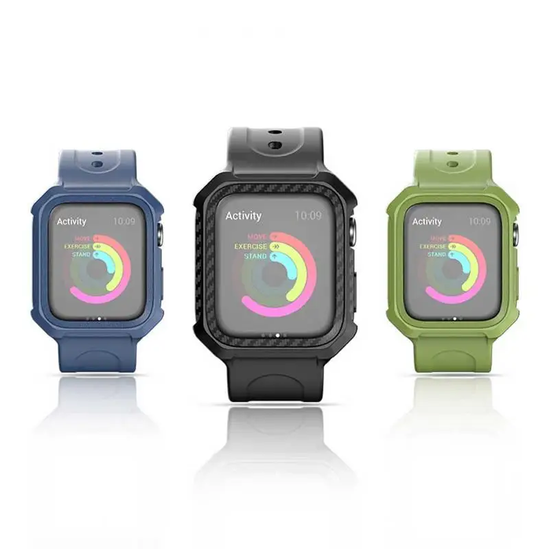 40 мм/44 мм ремешок для Apple IWatch анти-осенний интегрированный спортивный TPU Watch 4 Band 44