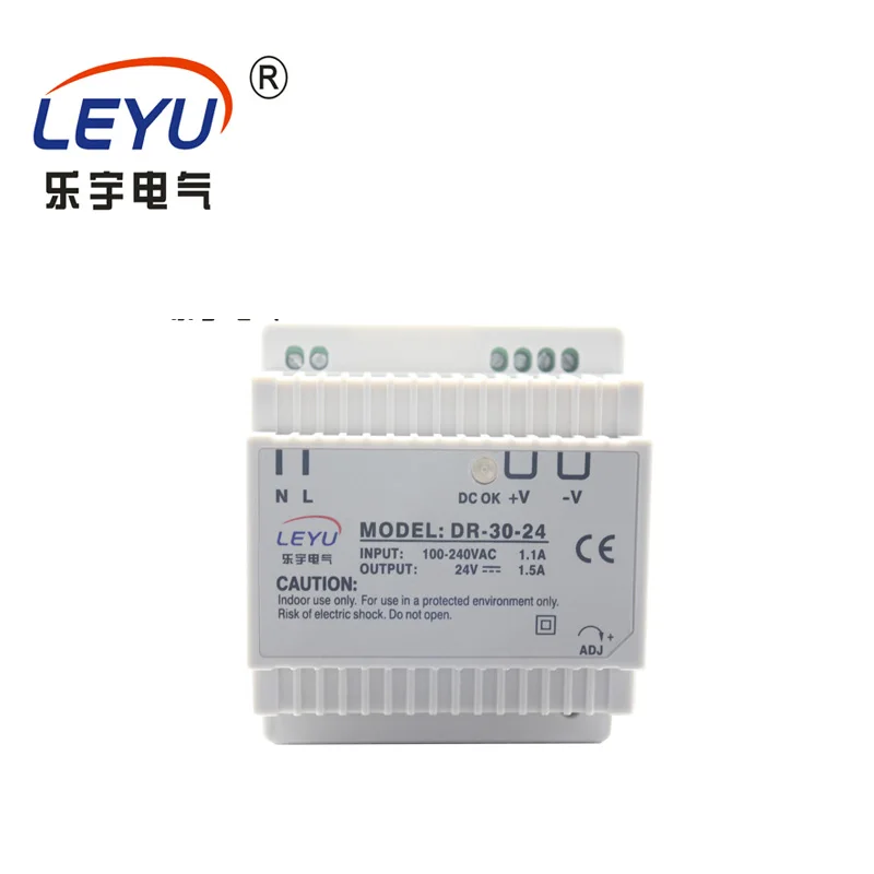 

Din Rail led power source CE RoHS authentication DR-30-5 output 30W 5V switching power supply