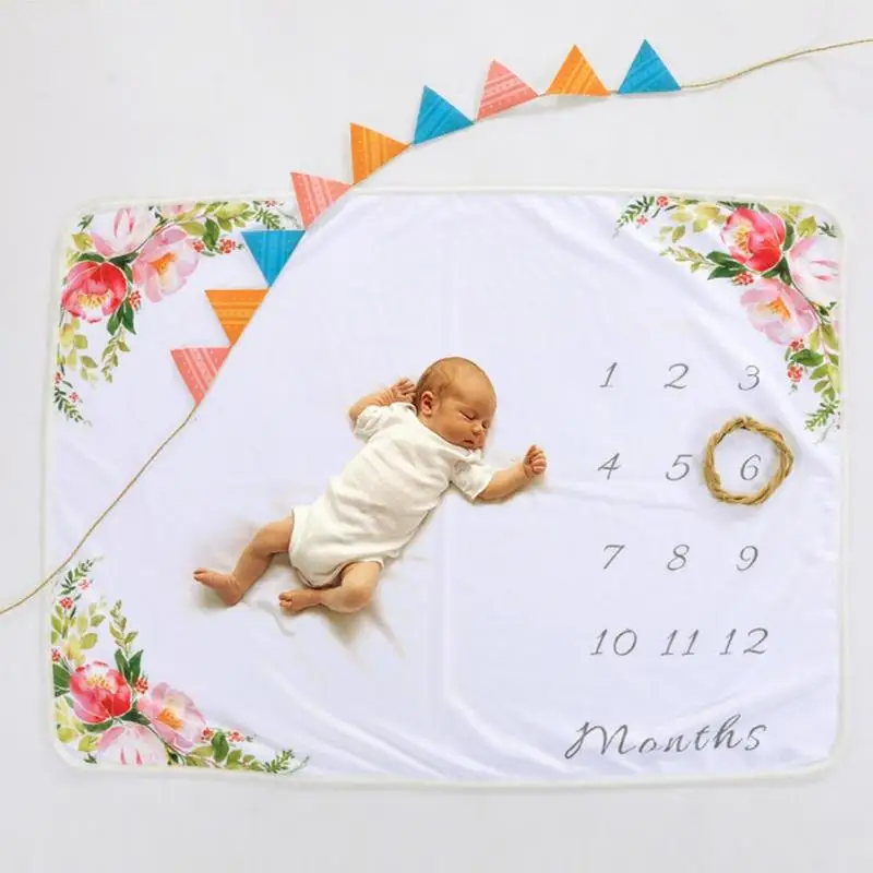 

Baby Photography Props Blanket Cute Newborn Swaddle Stroller Bedding Wraps