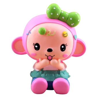 

1pc Cartoon Piggy Bank Cute Monkey Pattern Money Box Toys Coin Bank Piggy Bank Adorable Gift for Toddlers Girls Toys