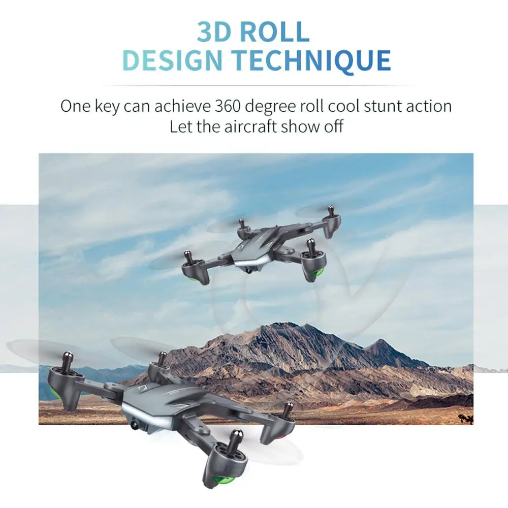 Visuo XS816 оптическое позиционирование потока 4K 720P двойная камера Wi Fi FPV RC Дрон съемка
