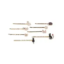 8 шт. заколки для волос, милые Мультяшные животные, прочные изящные заколки для волос, заколка для женщин, девушек