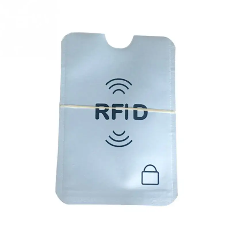 Анти Rfid кошелек Блокировка ридер замок банк держатель для карт Id банк чехол для карт Защита металлический кредитный держатель для карт Алюминий 6*9,3 см