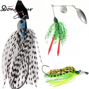 

1Pc/lot 18g Spinner Bait Fishing Lure Buzzbait Wobbler Chatter Bait For Bass Pike Walleye Fishing Suppliers Sea Fishing SCZ3430