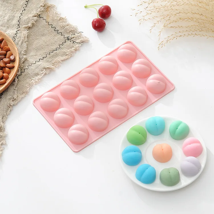 

15 Grids Cartoon Butt 3D Shape Non-Stick Silicone Cake Mold for Baking DIY Jelly Muffin Mousse Ice-creams Chocolate Tool