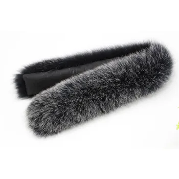 

100% Natural Genuine Fox Fur Scarves Collar Accessories Real Fox Fur Collars Female Fox Fur Collar Ring Scarf Women 70CM