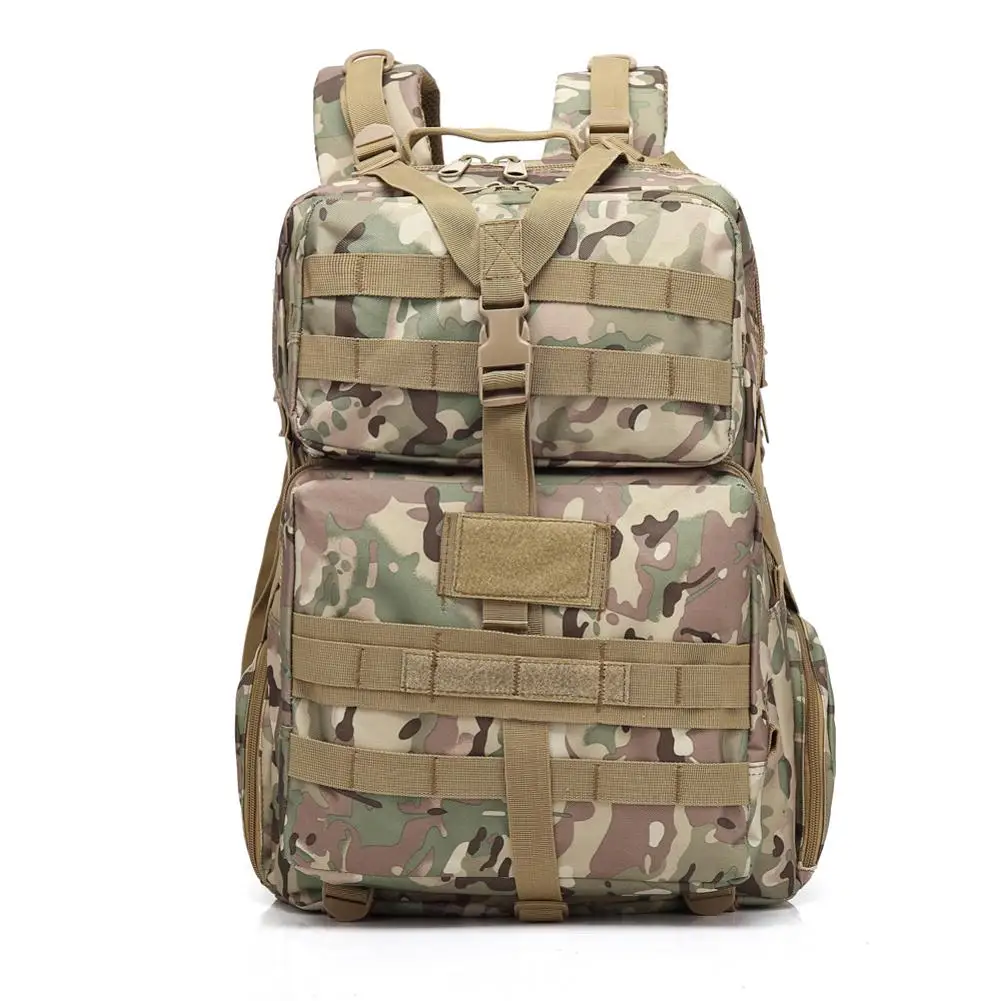 

Portable Backpack BL068 3P 45L Outdoor Marching Knapsack Tactical Camouflage Durable Oxford 600DFabric Large Capacity For Hiking