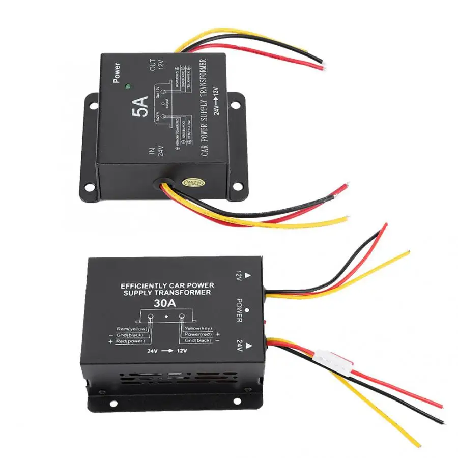 

inverter Auto DC Power Transformer Inverter Converter DC 24V to 12V Car Voltage Reducer car power inverter