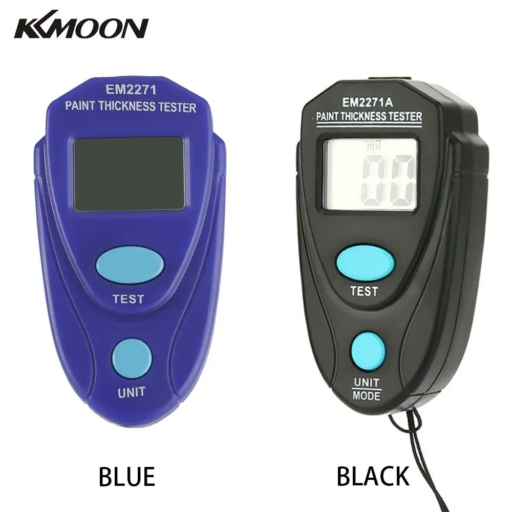 

EM2271 Digital Painting Thickness Gauge Painting LCD Display Car Paint Varnish Measuring Device Coatings Meter Data Hold