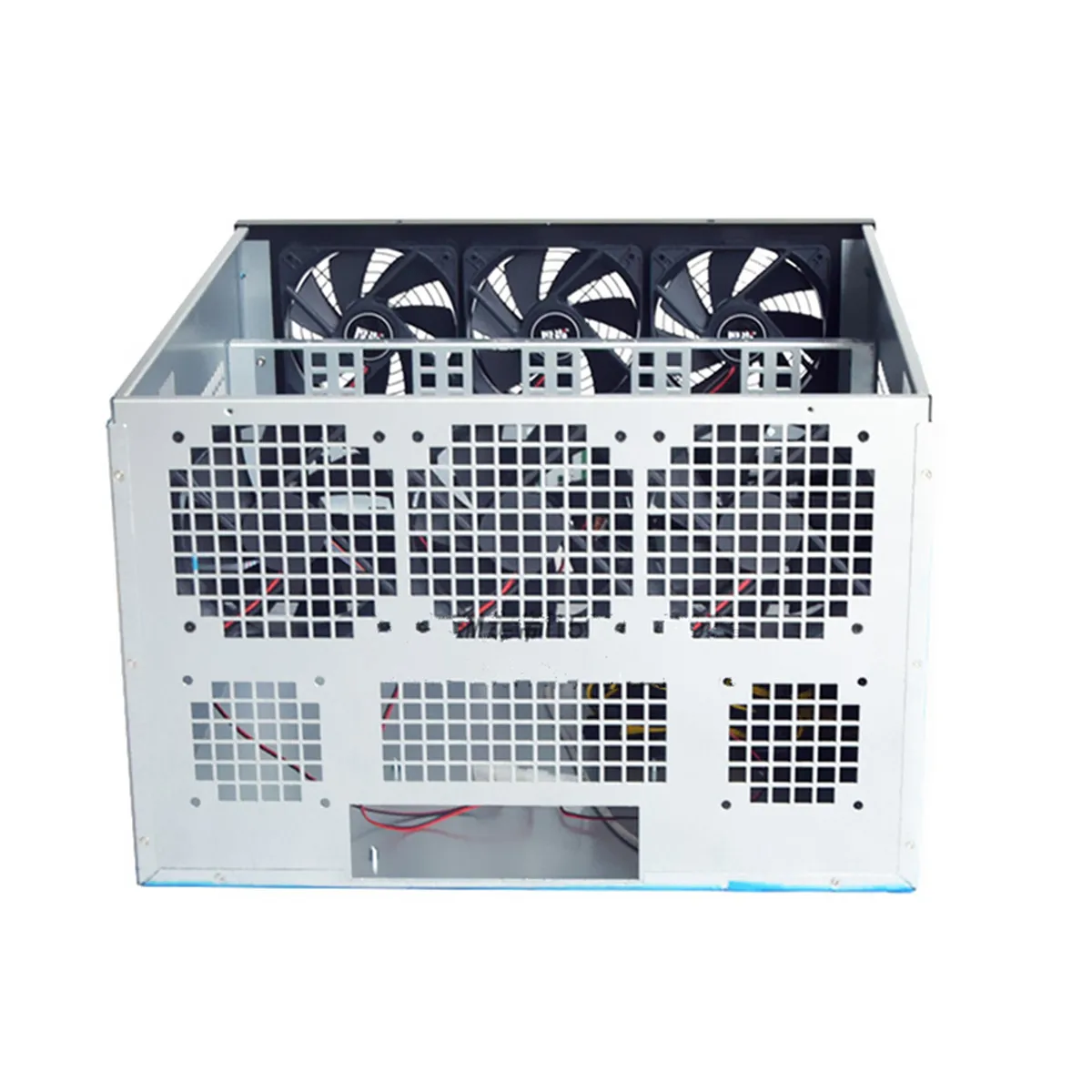 USB 2.0 DIY Dual Power Supply Fan Mining Frame Rig Case For 6 GPU Crypto Currency Miner New Arrival USB 2.0 DIY Dual Power Supply Fan Mining Frame Rig Case For 6 GPU Crypto Currency Miner New Arrival