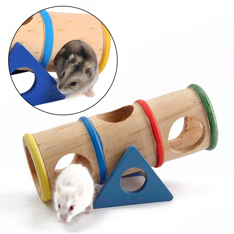 

Cute Pet Tunnel Hammock Hanging Hamster Wheel Hedgehog Cage Pet House Seesaw Chinchillas Tubo Bed Ferret Rat Toys For Hamsters