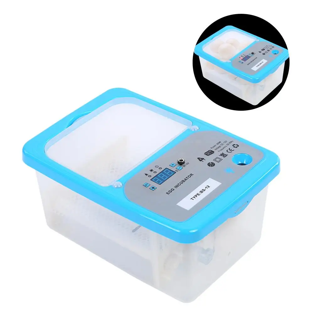 12 Eggs Incubator Fully Automatic Control Controller Thermostat Hygrostat Poultry Hatcher For Chickens 12 Eggs Incubator Fully Automatic Control Controller Thermostat Hygrostat Poultry Hatcher For Chickens