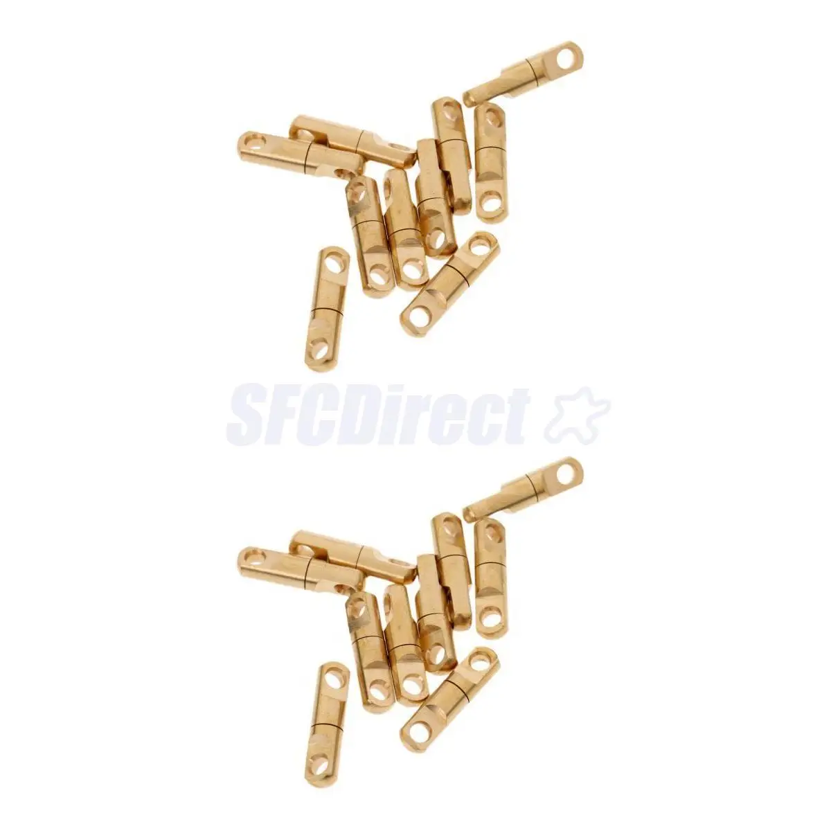 

20Pcs Heavy Duty Swivels Fishing Connector Solid Rings for Sea Fishing