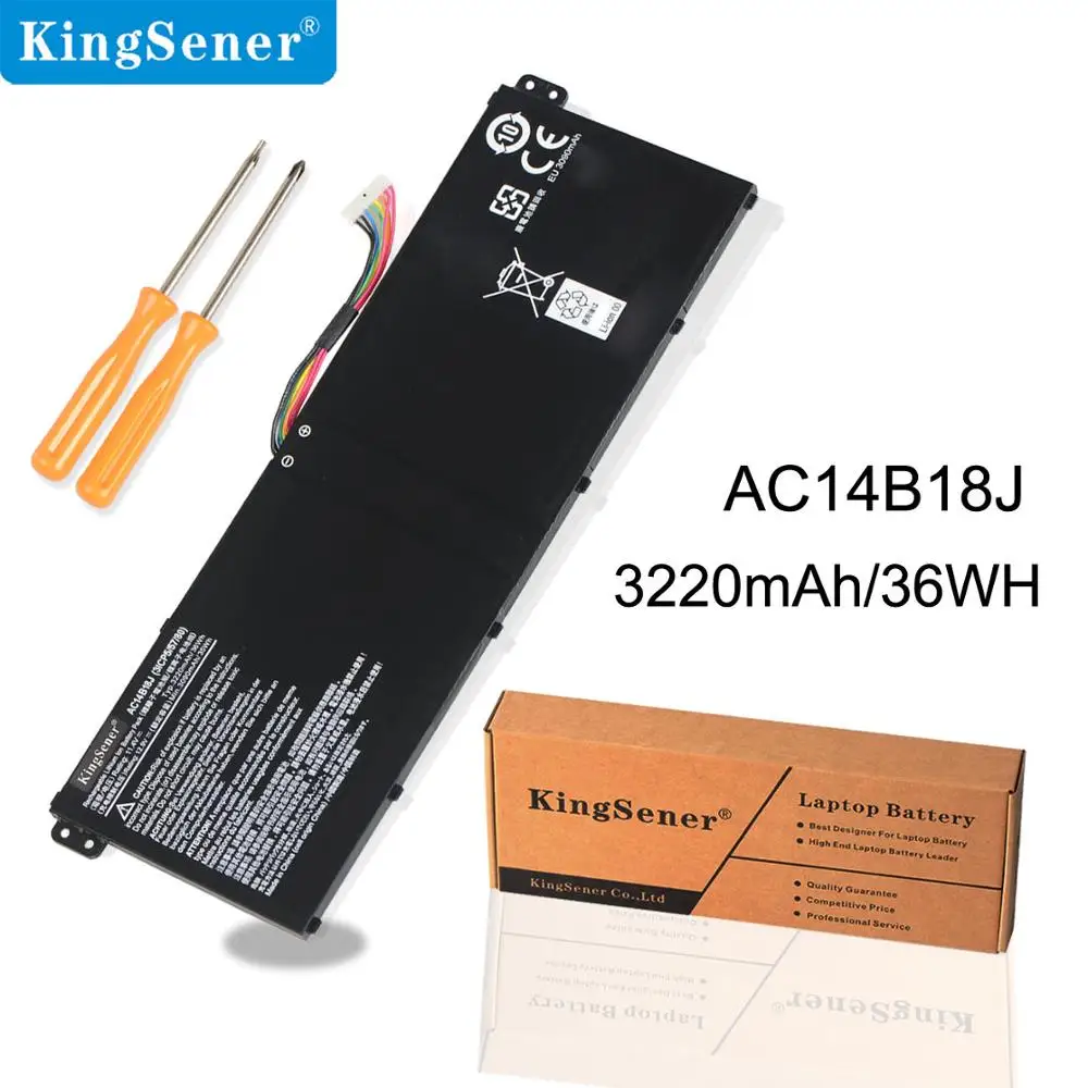 Pаспродажа KingSener AC14B8K AC14B18J AC14B13J ноутбук Батарея для acer Aspire E3 111 E3 112 E3 112M ES1 511 V3 111P CB3 531 TravelMate B115