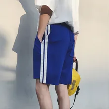 Новые летние шорты Для мужчин модные однотонные Цвет Прямые повседневные шорты человек уличная тенденция дикий хип-хоп свободные спортивные шорты M-2XL