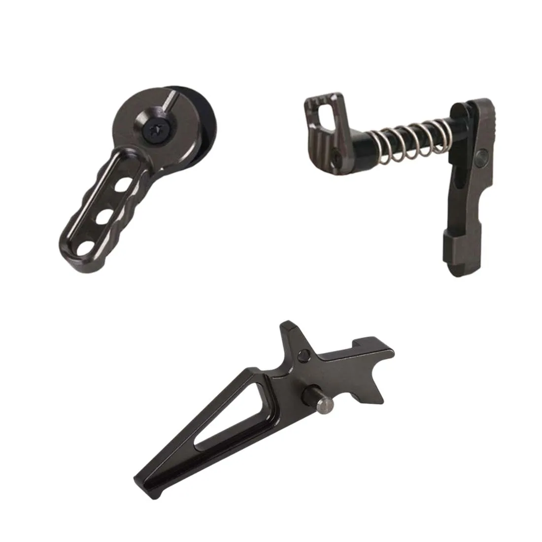 

Rowsfire 3Pcs CNC Athletics Mag Release Fire Rate Button Switch Release Set For JM Gen.9 M4A1 Modification Upgrade - Black