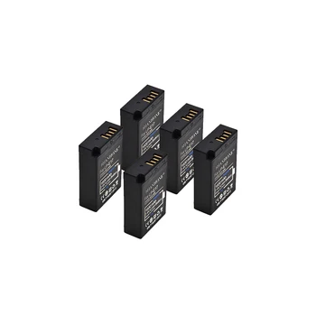 

5PCS 1600mAh LP E17 LPE17 LP-E17 Battery for Canon EOS 800D 750D M3 8000D M5 760D M6 T6i T6s Kiss X8i Camera Batteries