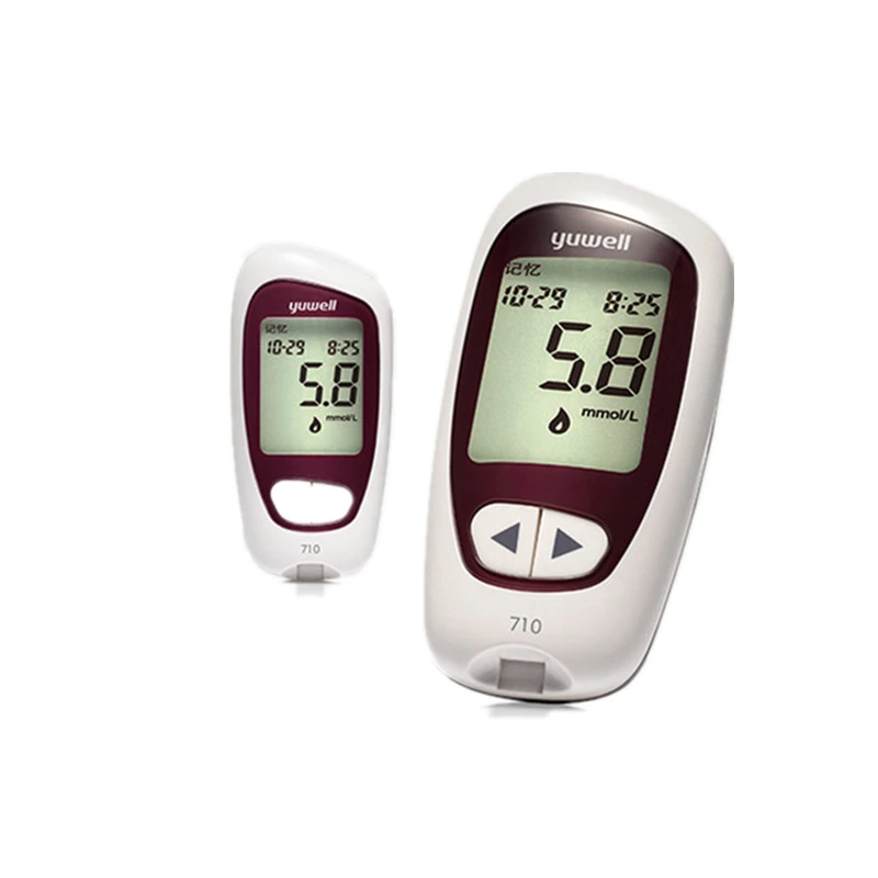 

Yuwell 710 Blood Glucose Meter Test Medical Blood Sugar Meter LCD Screen Display Glucometer Diabetes Tester Detection