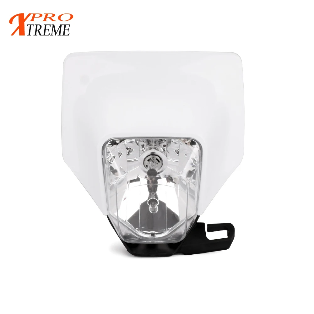 2018 Motocross Off Road Headlight Headlamp White Supermoto Fairing For Honda Kawasaki Ktm Husqvarna Suzuki Yamaha Dirt Bike huismerk kopen in de aanbieding 2018 Motocross Off Road Headlight Headlamp White Supermoto Fairing For Honda Kawasaki Ktm Husqvarna Suzuki Yamaha Dirt Bike huismerk kopen in de aanbieding