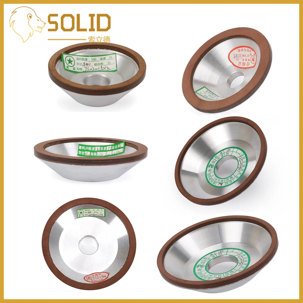 

1Pc Diamond Grinding Wheel Cup Grinding Circle for Tungsten Steel Milling Cutter Tool Sharpener Grinder Accessories Various Size