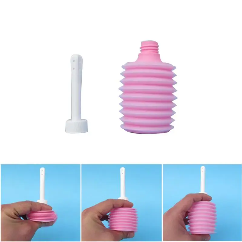 10 Pcs Enema Douche 200ml Clear Portable Disposable Anal Enema Douche