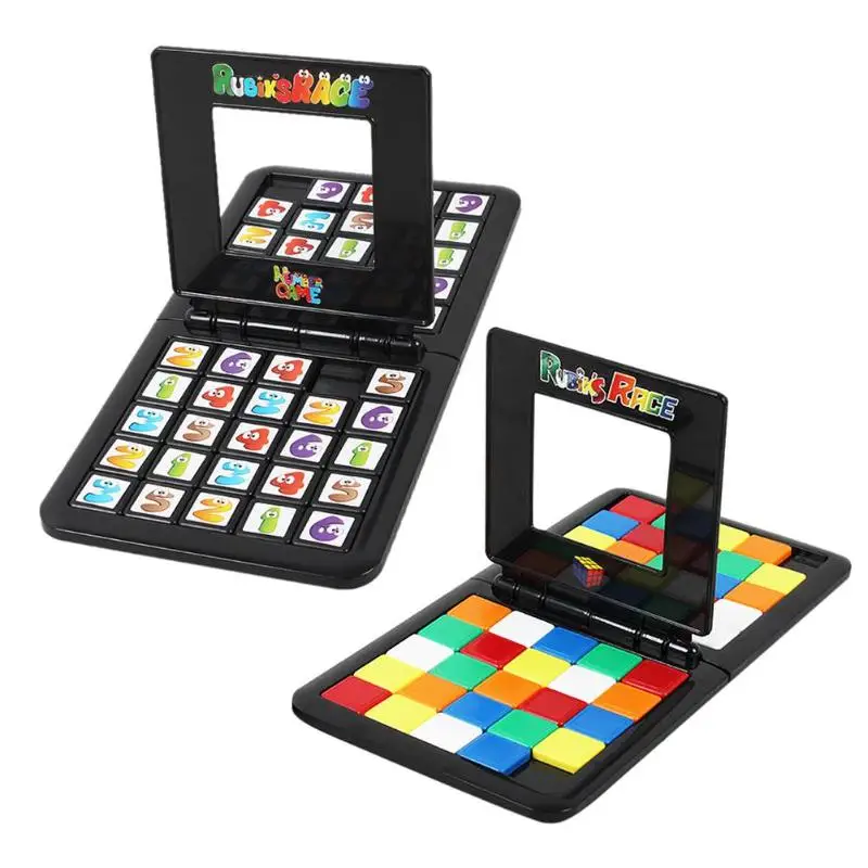 

Race Board Game Parent-child Slide double game puzzle Funny Family Party Magic Cubes Toys puzzles For kids adults