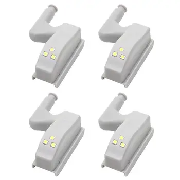 

3 LED Sensor Light Kitchen Bedroom Living Room Cabinet Closet Cupboard Wardrobe 0.3W Inner Light Mini Night Lamp