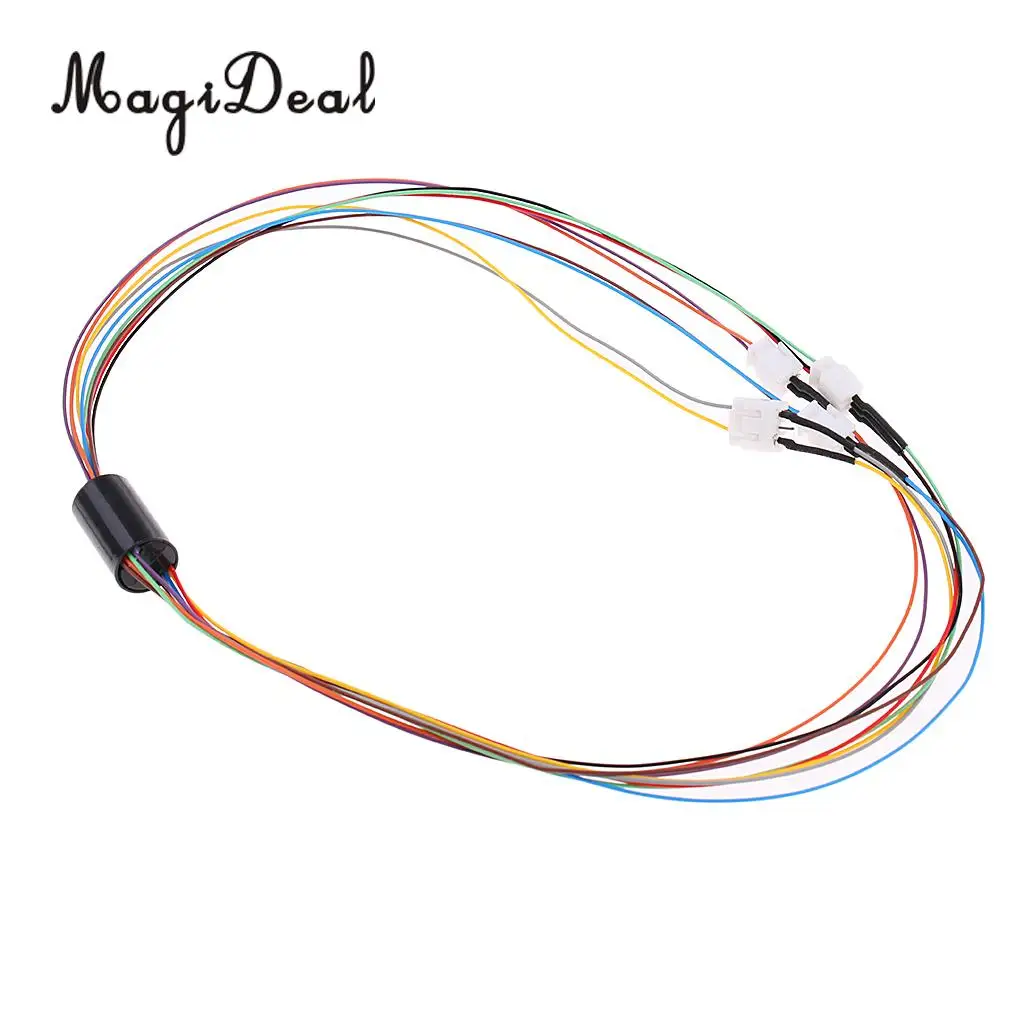 MagiDeal Electronic 1:16 RC Tank Spare Part 360 Degree Turning Electric Slip Ring for Smoke Tank Spare Parts