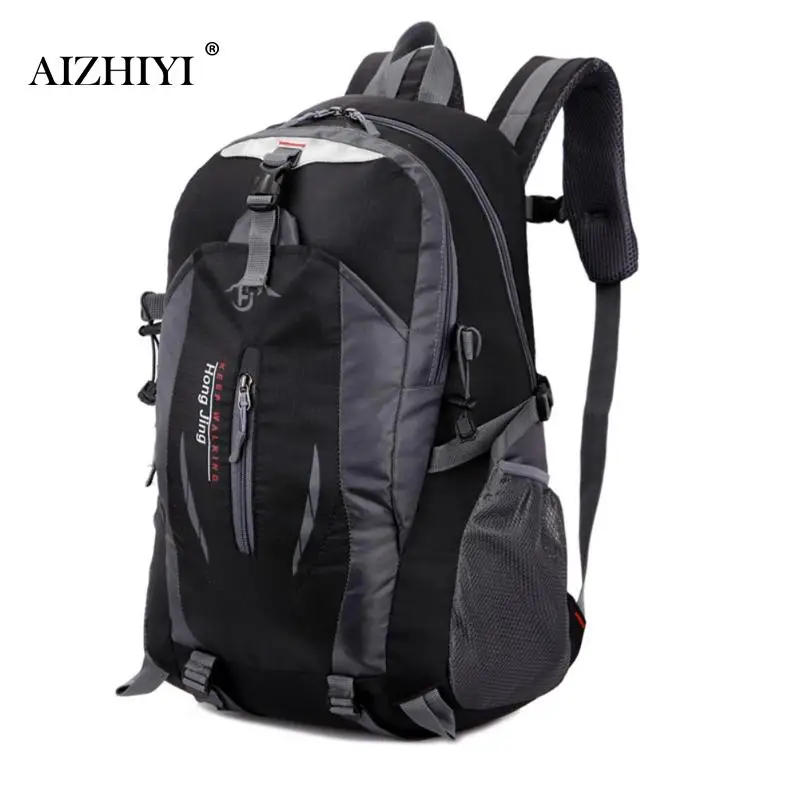 

2019New Multifunction Portable Large Capacity Outdoor Travel Backpack Men Women Waterproof Sports Mountaineering Bags (Black)