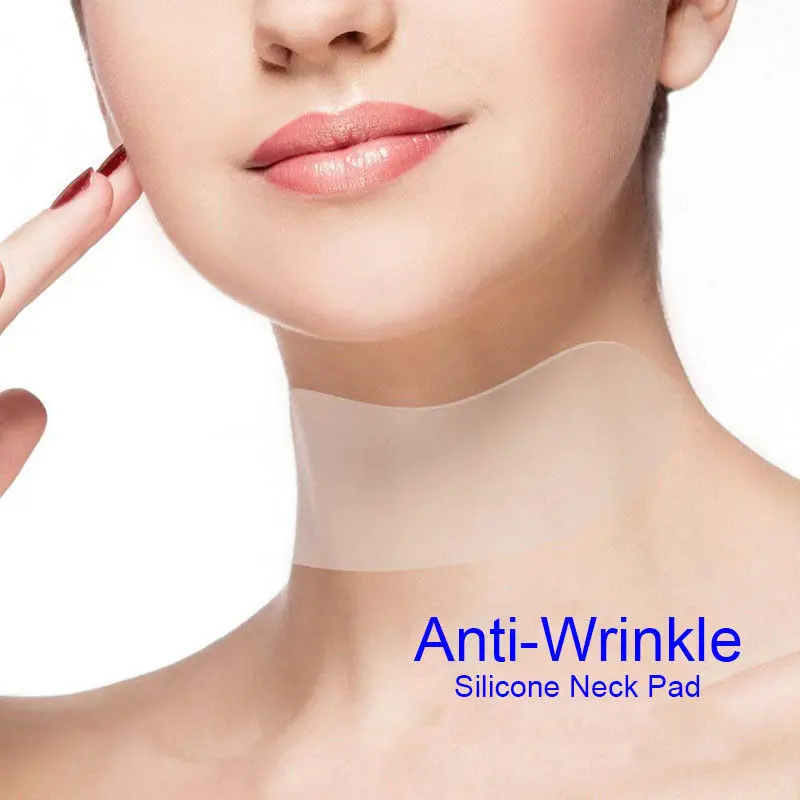 2019 Новая Anti-Wrinkle Силиконовые Шеи Pad Горячие силиконовые ухода шейной колодки морщины линии увлажняющий шеи горло