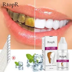RtopR отбеливание зубов эссенция стоматологический уход за полостью рта Очищающая сыворотка удаляет пятна для зубов, зубная паста
