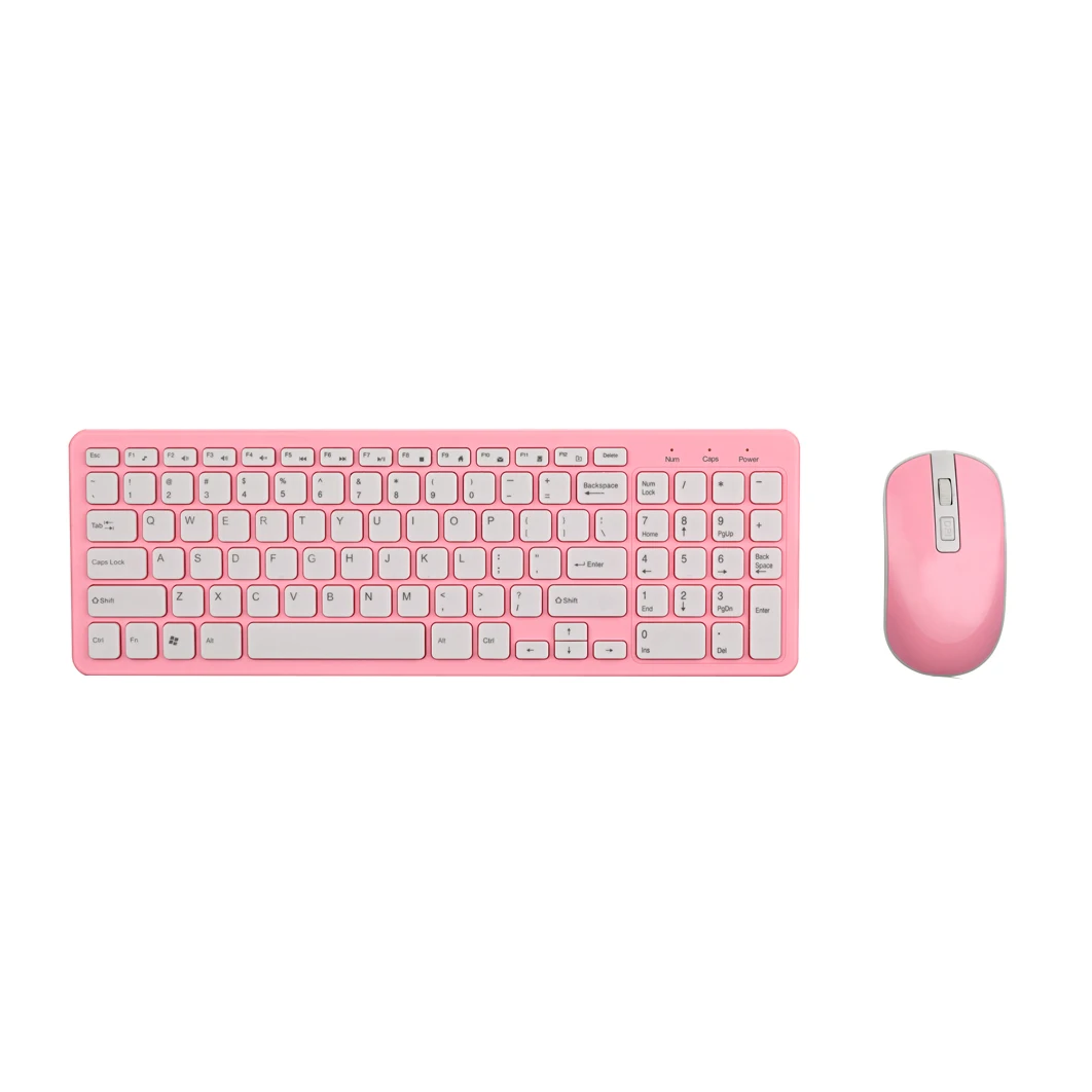 

2.4G Optical Wireless Keyboard Mouse Kit Wireless Mouse Usb Receiver Combo For Macbook Pc Laptop Portable Ultra Thin Office Su