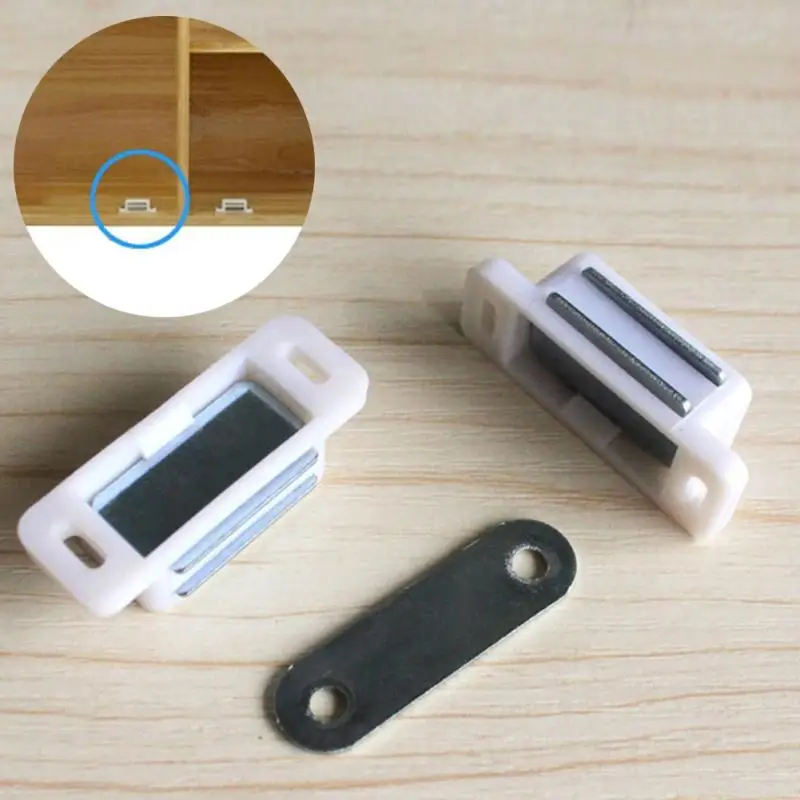 

Magnetic Cabinet Latch Catch Door Drawer Touch Kitchen Cupboard 42mm*15mm Magnetic+ABS #0118