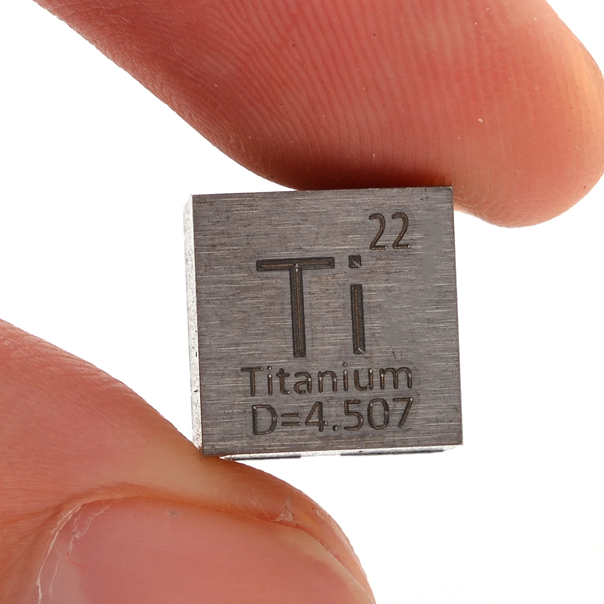 Titanium Metal Cube Ti ≥ 99.5% Element Collection Side Length 10 mm 1 inch