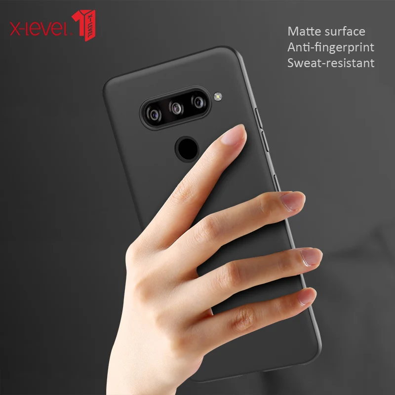 X Level Мягкий силиконовый чехол для телефона LG V40 ThinQ уровень ультра тонкий матовый