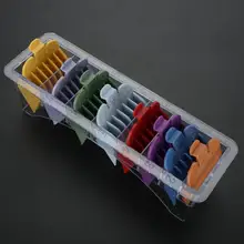 8 размеров машинка для стрижки волос Руководство гребень набор руководство для стрижки волос Красочные запасные части для Стрижки Парикмахерские аксессуары салонный инструмент для триммера