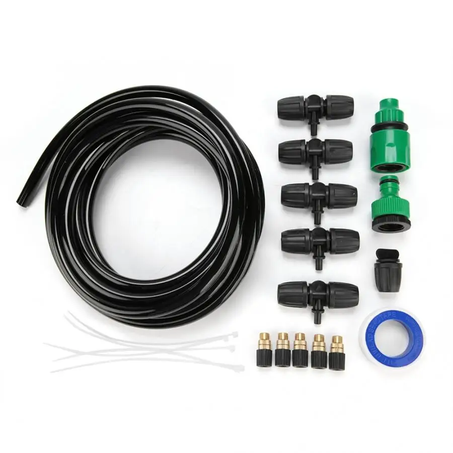 

gardena Adjustable Lock Copper Micro Nozzle Sprinkler System Kit for Patio Garden Greenhouse Plant plastic