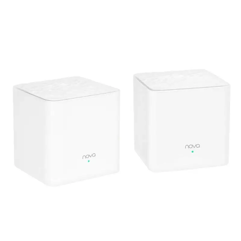 

2pcs/set Tenda Nova MW3 AC1200 Dual Band Wireless Router 2.4/5GHz WiFi Repeater System APP Remote Manage