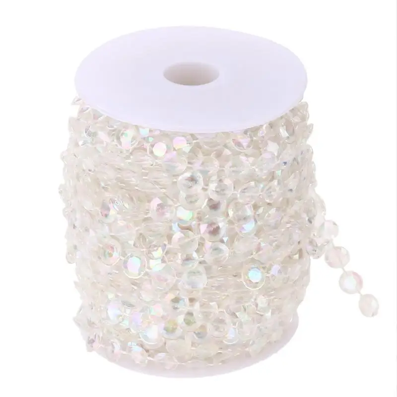 

99FT 30M Acrylic Diamond Bead Curtain DIY Garland Wedding Party Decoration Crystal Wedding Accessories Home Curtain Ornaments