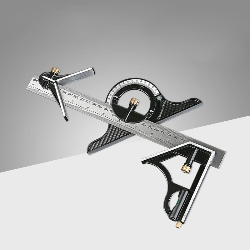 300mm Professional Carpenter Tools Combination Square Angle Ruler