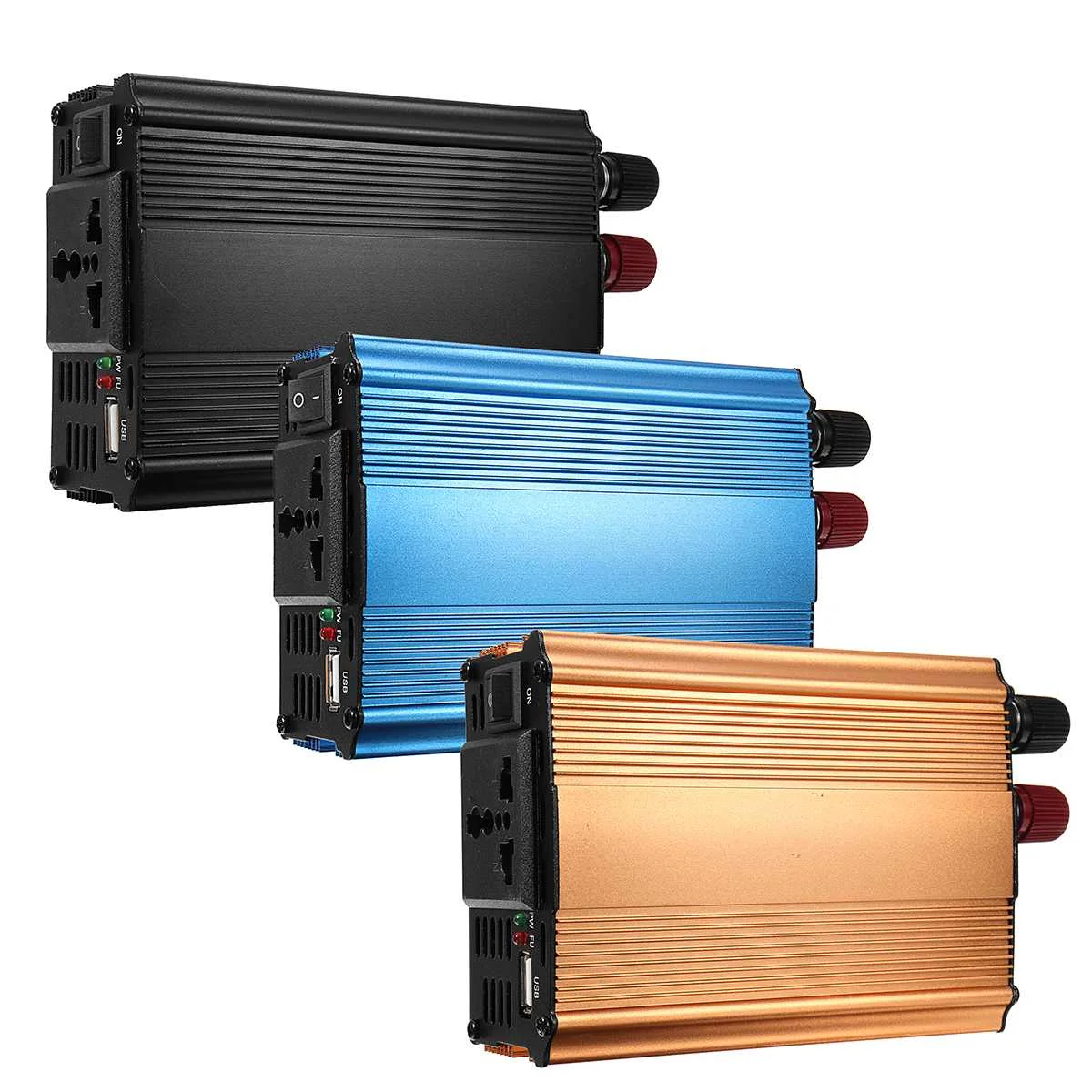 Becornce DC 12V To AC 220V Solar Power Inverter 500W Modified Sine Wave Converter for car and truck