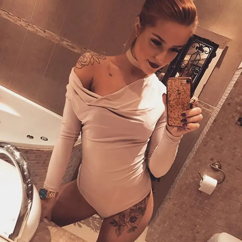 

2018 Summer Women's new body V collars