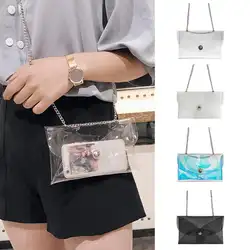 Женская сумка через плечо модная лазерная прозрачная сумка через плечо сумка-мессенджер пляжная сумка через плечо новый дизайн ПВХ сумки