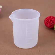Силиконовый мерный стаканчик Хрустальный клей прозрачный стакан выпечка торта DIY инструмент формы со шкалой кухонные измерительные инструменты