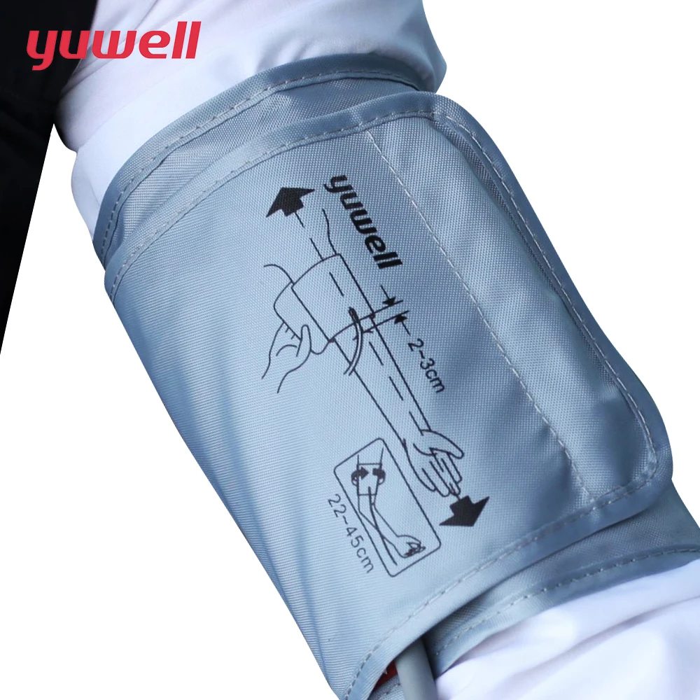 

English Instruction Blood Pressure Monitor Medical Diagnostic-tool Voice Broadcast Heart Lcd Digital Large Cuff Oximeter 2003SPC