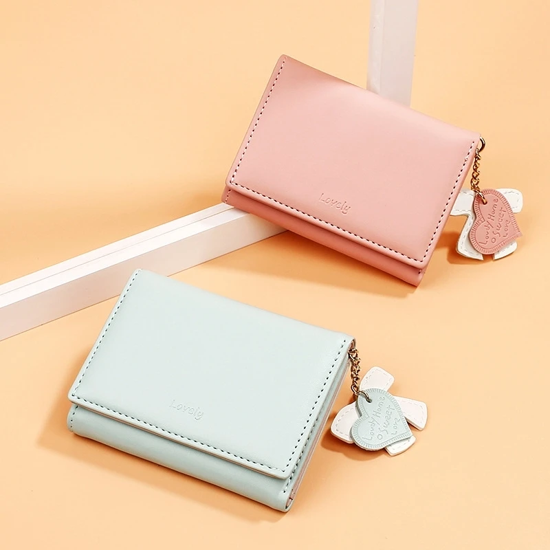 

Tri-Fold Wallet Multi-Card Woman's Hand Wrapper Purse Wallet Mini Change Bag Multi-Card Position